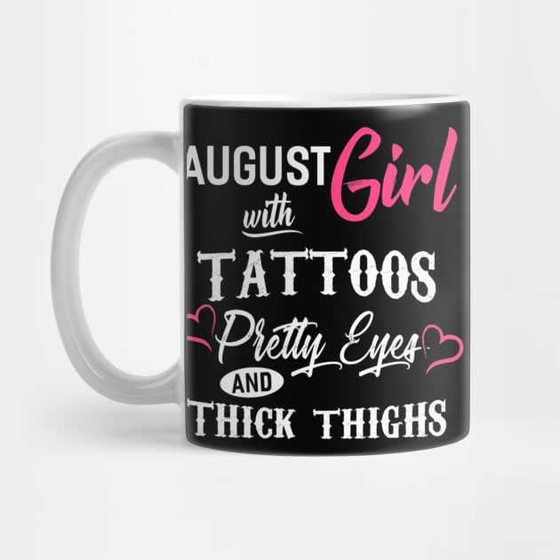 August Girl With Tattoos Pretty Eyes And Thick Thighs by Macy XenomorphQueen